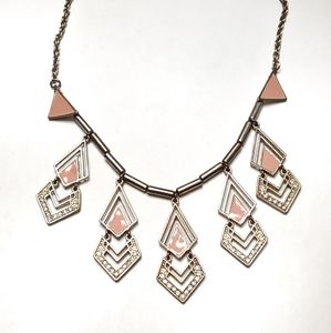 BUNDLE ONLY  Pink, gold, rhinestone necklace